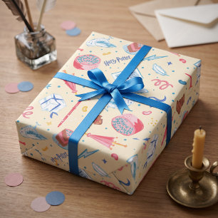 Papel De Presente HARRY POTTER™ Padrão de Celebração de Aniversário