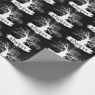 Papel De Presente Harry Potter Spell Silhuette sempre cotado