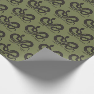 Papel De Presente Harry Potter Tipografia da silhueta SLYTHERIN™