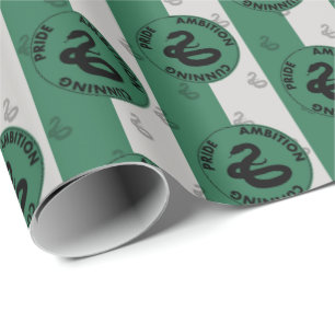 Papel De Presente Harry Potter   Traços para casas SLYTHERIN™ Gráfic
