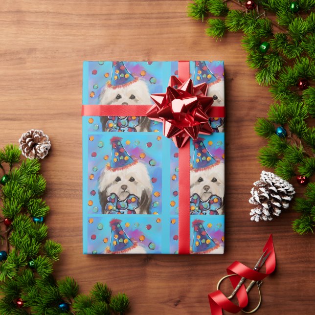 PAPEL DE PRESENTE HAVANÊS     (Presente de Natal)
