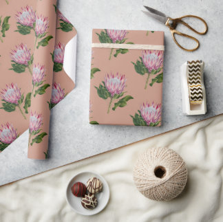 Papel De Presente Heart of Gondwana, Dawn Pink Wrapping Paper Design
