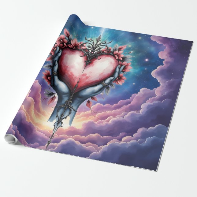 Papel De Presente Heart of Quiet Magic (Desenrolado)