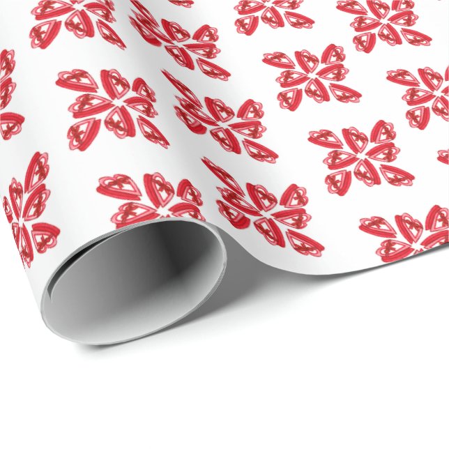 Papel De Presente Heart-Shaped Chocolate Boxes  (Ponta do rolo)