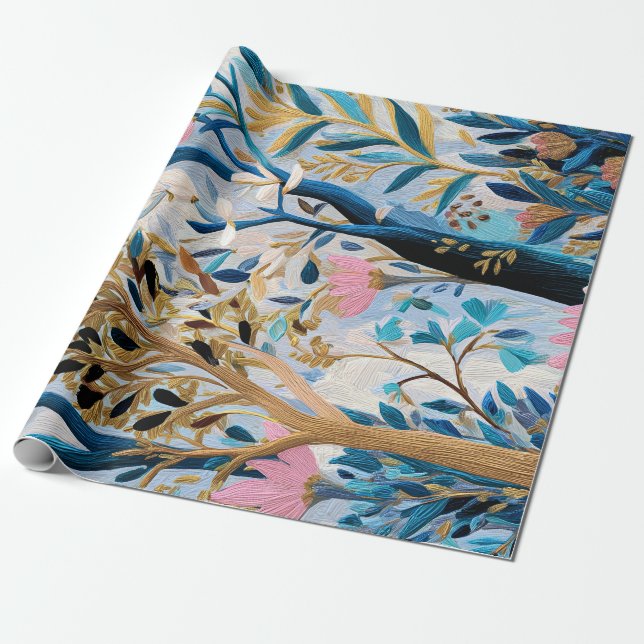 Papel De Presente Heaven Signature Florist Wrapping Paper (Desenrolado)