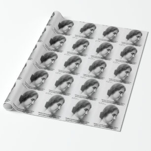 Papel De Presente Helen Keller & Citação Famosa de Surdos/Cegos