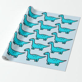 Papel De Presente Herbert Dinosaur Wrapping Paper 