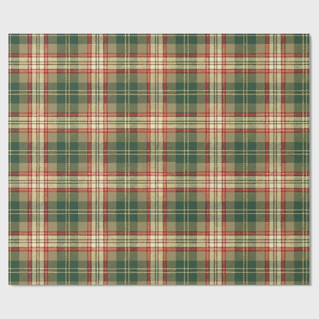 Papel De Presente Heritage Tartan (Aberto)