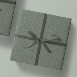 Papel De Presente Herringbone tweed clássico sábio verde