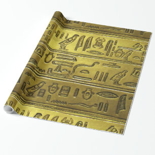 Papel De Presente Hieroglyphs 2014-1021