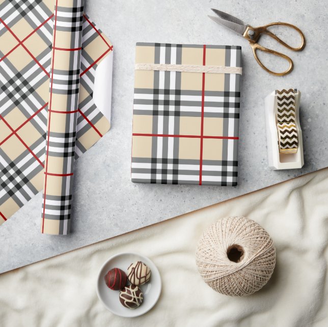 Papel De Presente Highland Tartan Gift Wrap (Artesanato)
