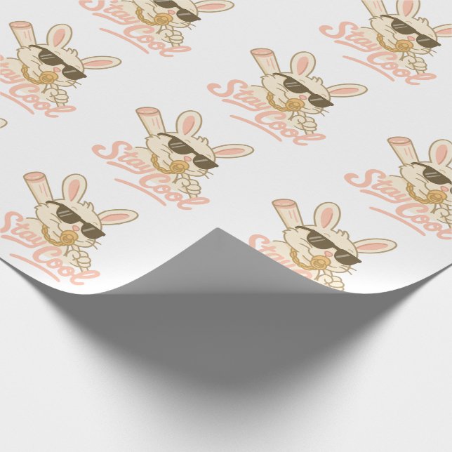 Papel De Presente Hip Hop Lebre (Ponta)