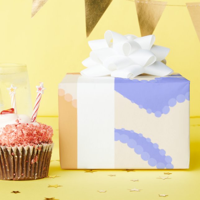 Papel De Presente Hippie 70s posters em estilo groovy (Festa de aniversário)