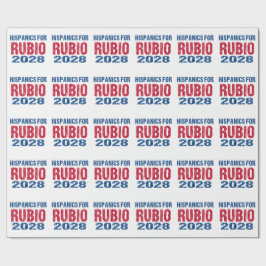 Papel De Presente Hispanics for Rubio 2028