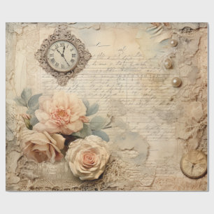 Papel De Presente História de antiguidades vintage 