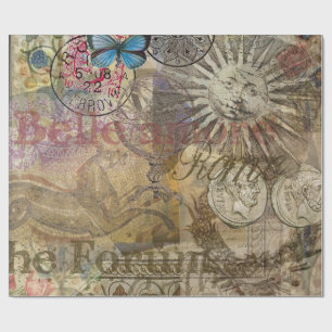 Papel De Presente História Romana Itália Viagem Férias Cidade