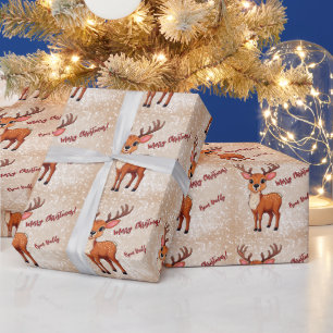 Papel De Presente Ho-Ho-Ho! É uma Rena