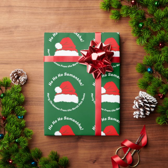Papel De Presente Ho ho ho Feliz Natal (Presente de Natal)