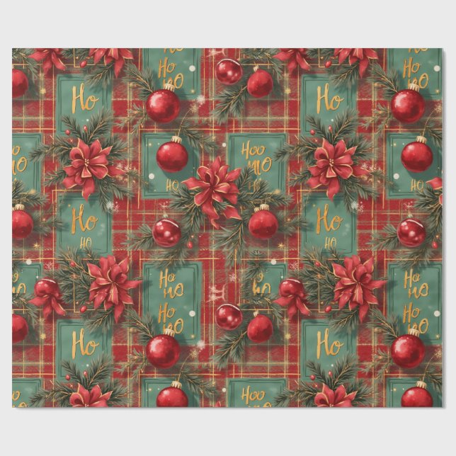 Papel De Presente  Ho-Ho-Ho, Natal, Autor Natasha Nós   (Aberto)