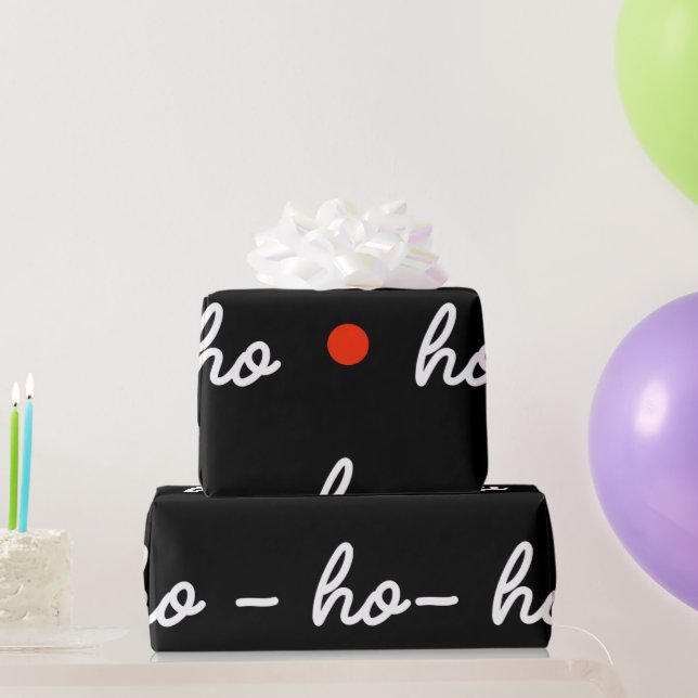 Papel De Presente Ho Ho Wraping Paper (Presentes para festas)