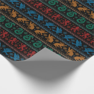 Papel De Presente HOGWARTS™ House Animal Cross-Stitch Pattern