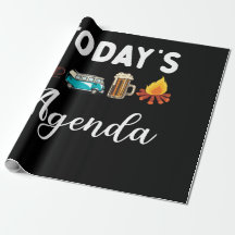 Hoje à noite Café acampando Cerveja Campfire