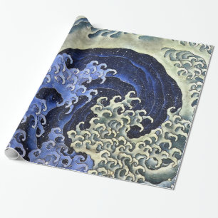 Papel De Presente Hokusai Feminine Wave Japonês Vintage BFine Art