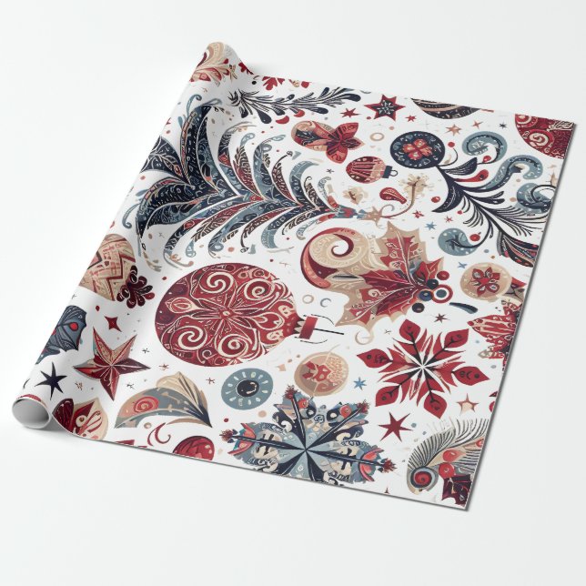 Papel De Presente Holiday Magic on Paper n13 (Desenrolado)