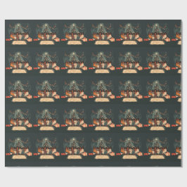 Papel De Presente Holiday Pajama Vibes