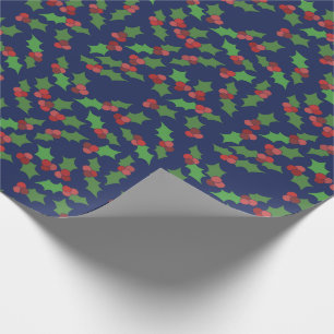 Papel De Presente Holly FesNatal