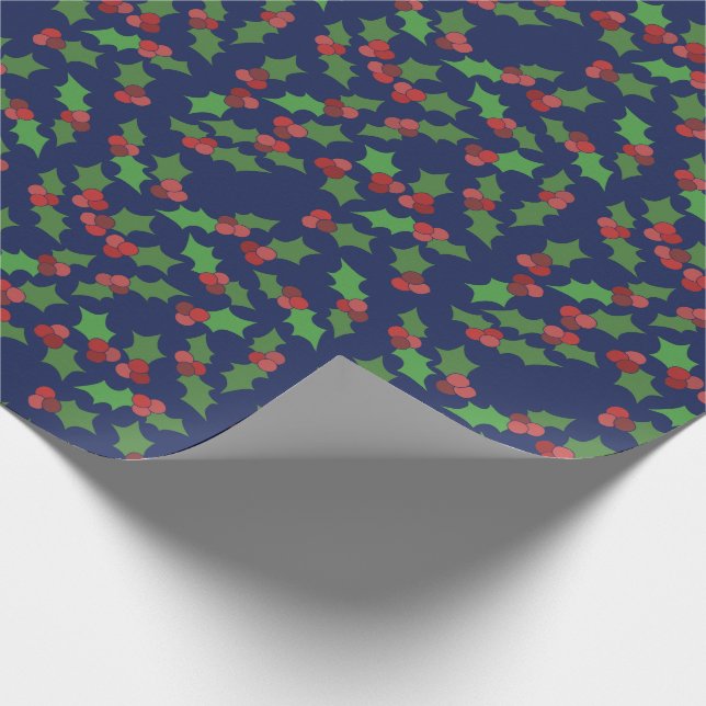 Papel De Presente Holly FesNatal (Ponta)