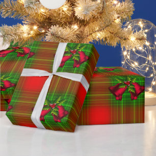 Papel De Presente Holly Jingle Tartan Bliss Natal