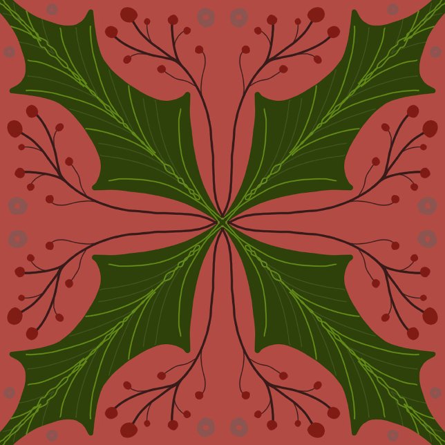 Papel De Presente Holly Jolly Christmas (Criador carregado)