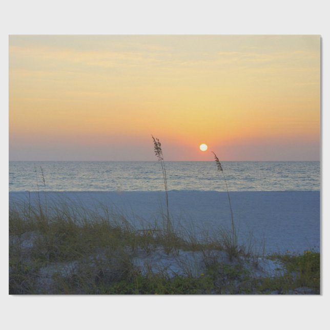 Papel De Presente Holmes Beach Sunset (Aberto)