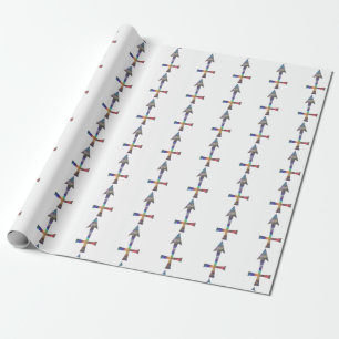 Papel De Presente holograma Sagittarius
