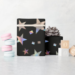 Papel De Presente Holographic Rainbow Wedding Christmas Birthday