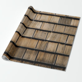 Papel De Presente Holz Schindeln