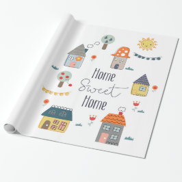 Papel De Presente Home Sweet Home