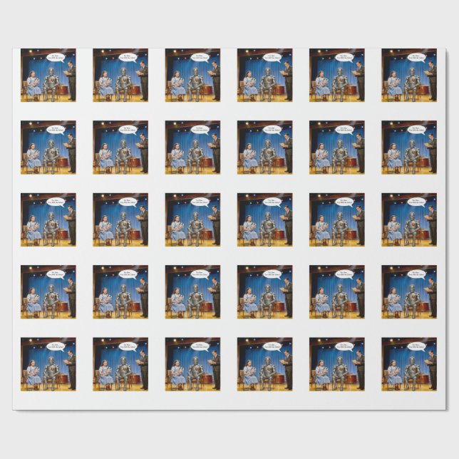 Papel De Presente Homem de Lata você é o pai  (Aberto)