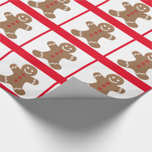 Papel De Presente Homem de pão-de-espécie de sorriso