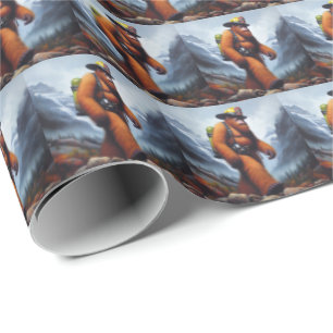 Papel De Presente Homem-Fogo Quente