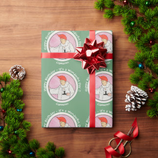 Papel De Presente Homem na Lua Mãe Ganha Festas de aniversário