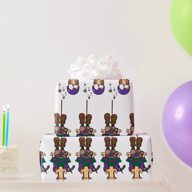 Papel De Presente Homem Saindo De Uma Corda (Criador carregado)