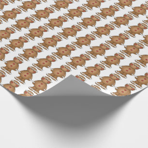 Papel De Presente Homens de pão-de-gengibre