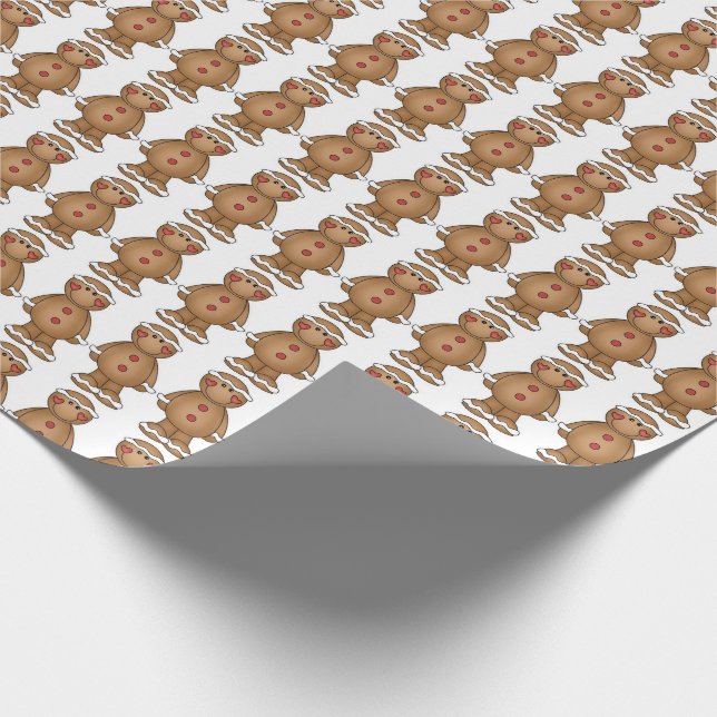 Papel De Presente Homens de pão-de-gengibre (Ponta)