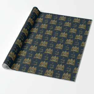 Papel De Presente Homens sábios da noite três santamente do marinh