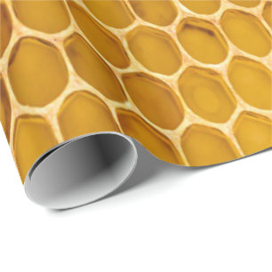 Papel De Presente Honeycomb