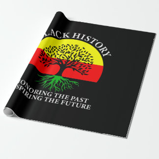 Papel De Presente Honoring Past Inspiring Future Black History Month