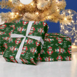 Papel De Presente Hootin'Owl Christmas<br><div class="desc">Papel de moldagem de presente de Natal. 📌 Se você precisar de mais personalização, clique na área "Clique para personalizar mais" ou "Personalizar ou Editar Design" e use nossa ferramenta design para redimensionar, girar, alterar a cor do texto, adicionar texto e muito mais. ⭐ Este produto é 100% personalizável. Os...</div>