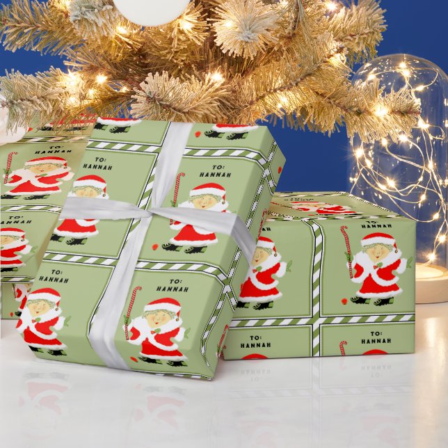Papel De Presente Hóquei de Campo Natal (Feriados)